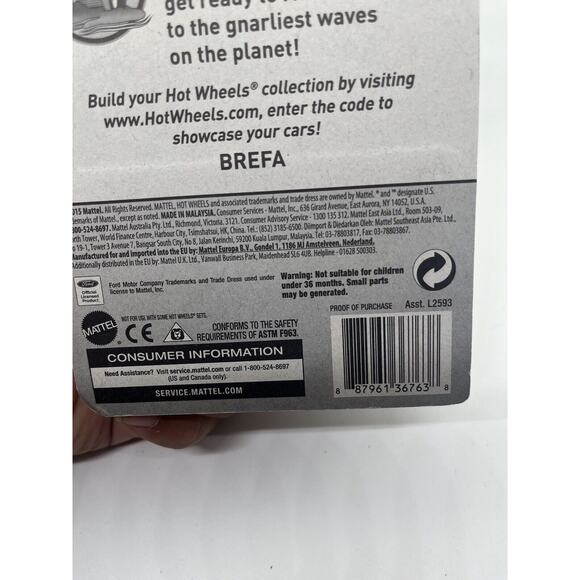 2017 Hot Wheels ZAMAC #17 5/5 Surf's Up Custom Ford Bronco - Picture 6 of 6